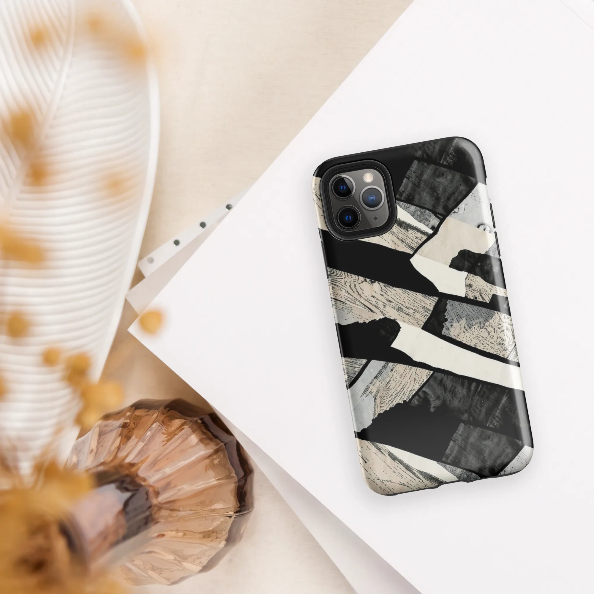 Blackwood Mosaic on Tough Case for iPhone® — Front