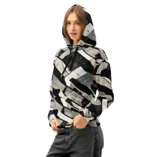 Blackwood Mosaic on a Cotton Hoodie