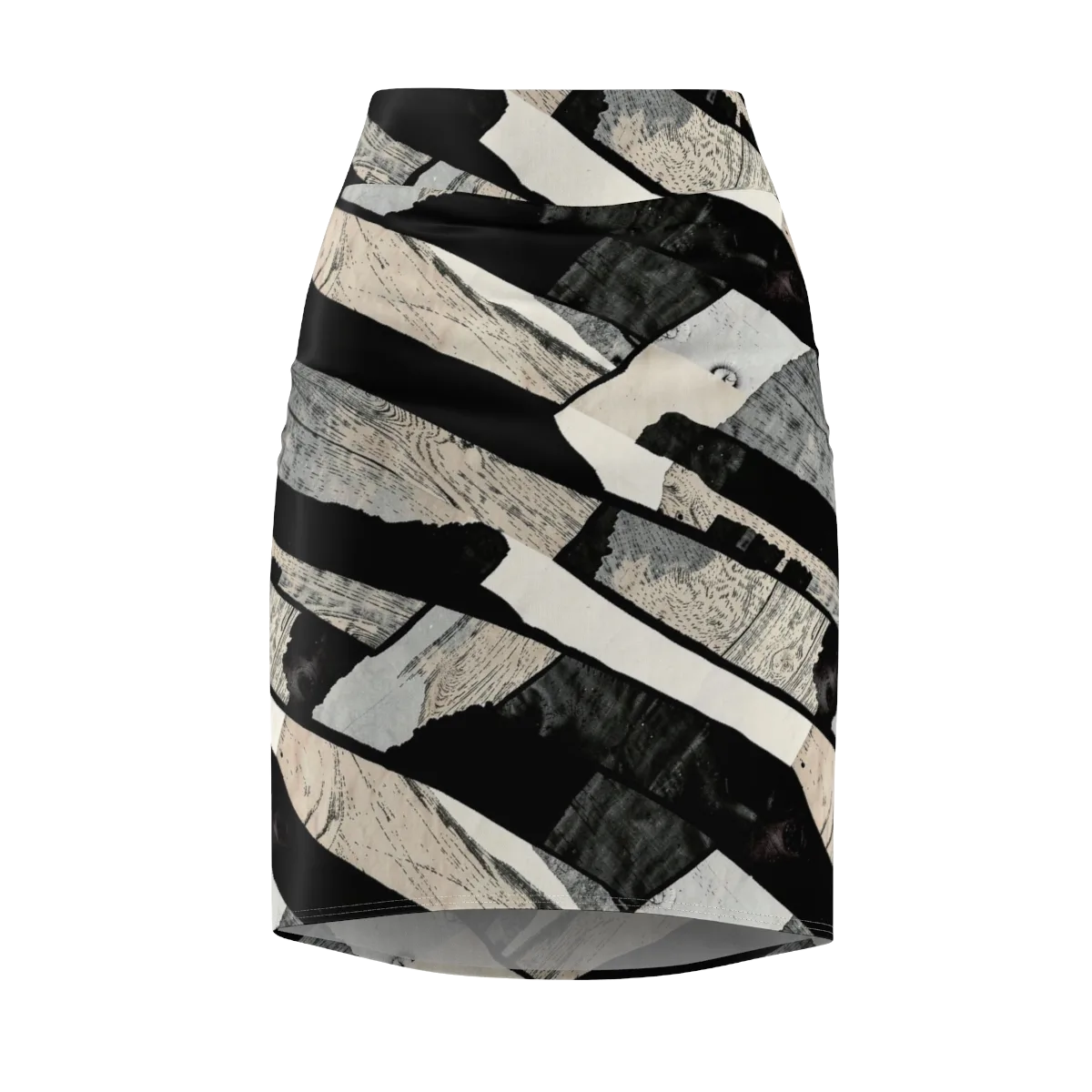 Blackwood Mosaic on Pencil Skirt — Front