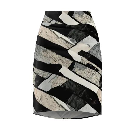 Blackwood Mosaic on a Pencil Skirt