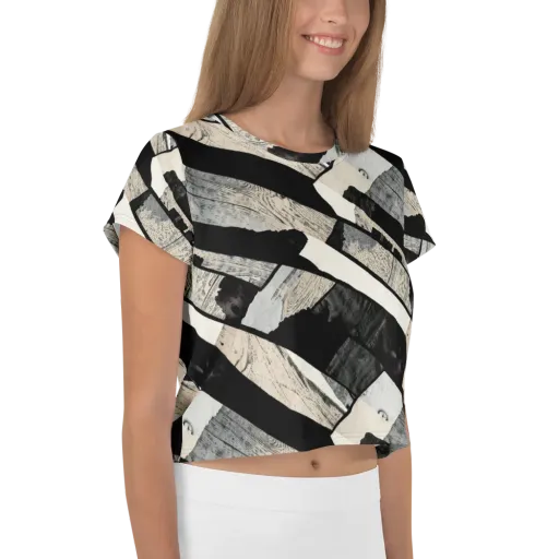 Blackwood Mosaic on a Crop Tee