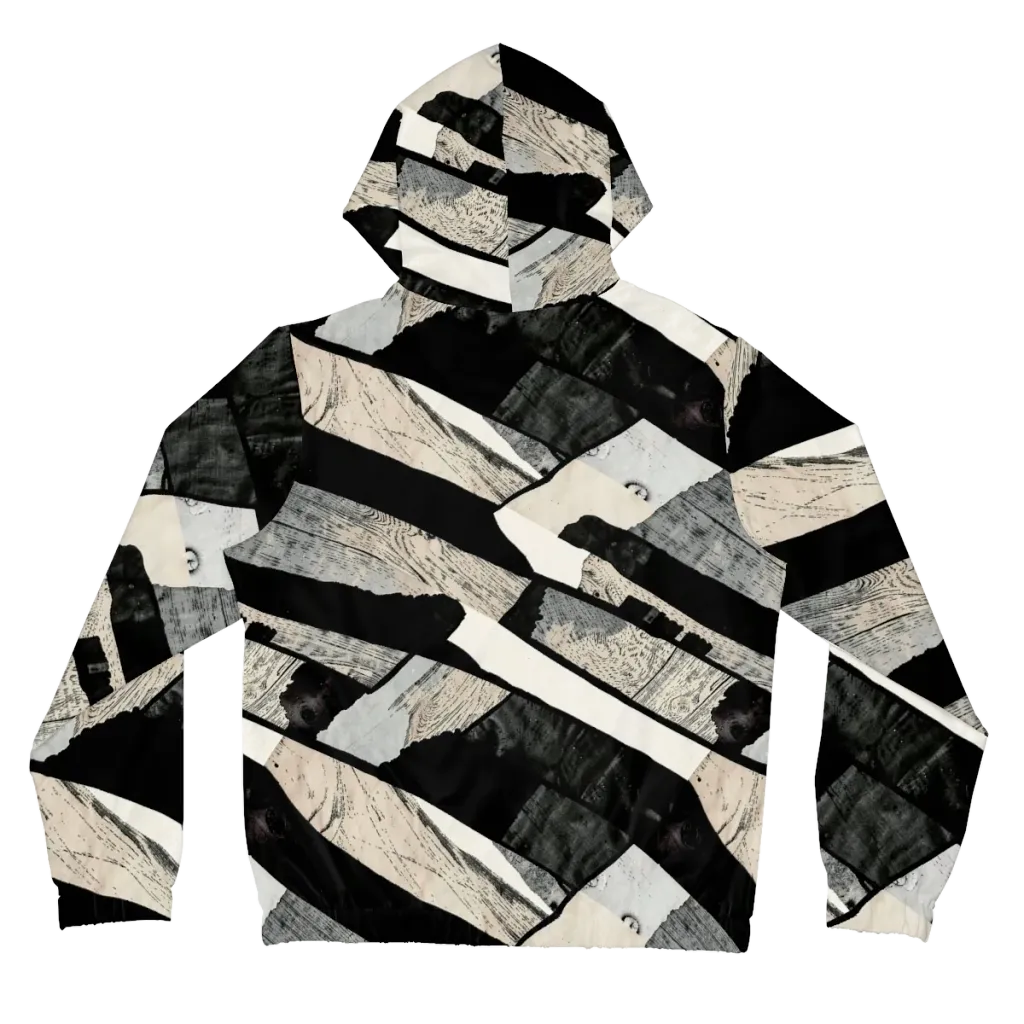 Blackwood Mosaic on Women's Full-Zip Hoodie — Back