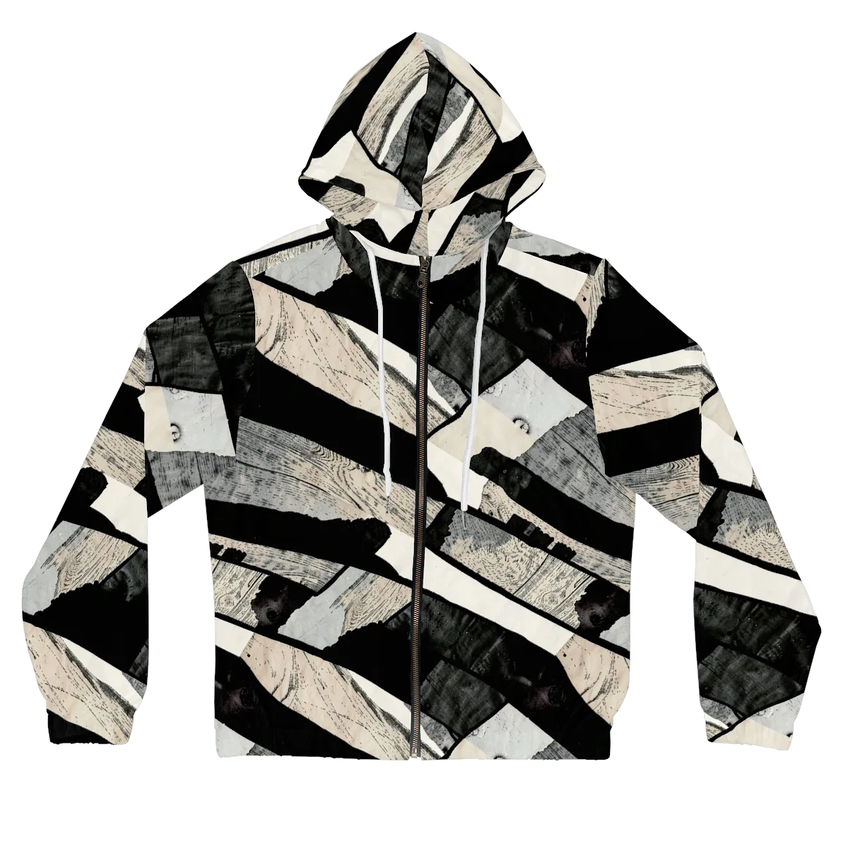 Blackwood Mosaic on Women's Full-Zip Hoodie — Front