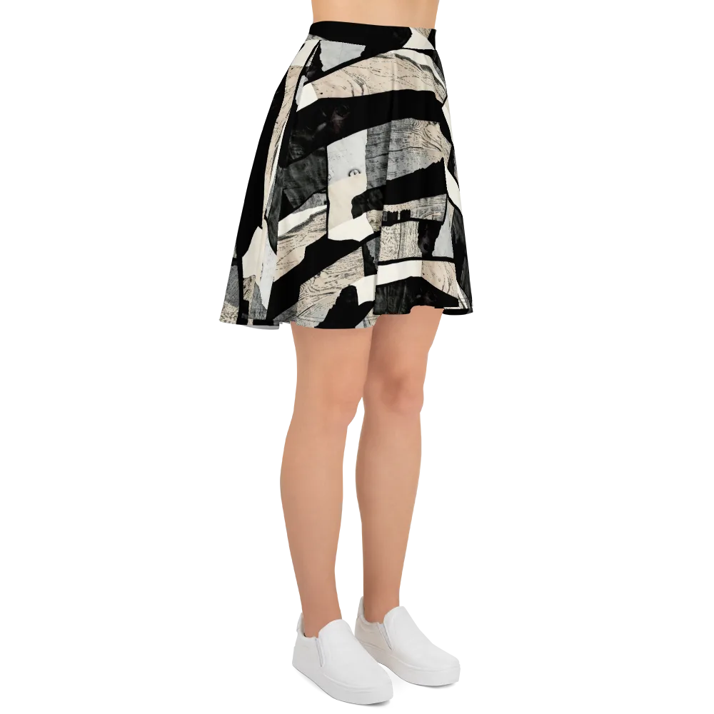 Blackwood Mosaic on Skater Skirt — Right