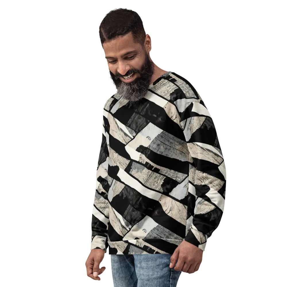 Blackwood Mosaic on Sweatshirt — Left Front