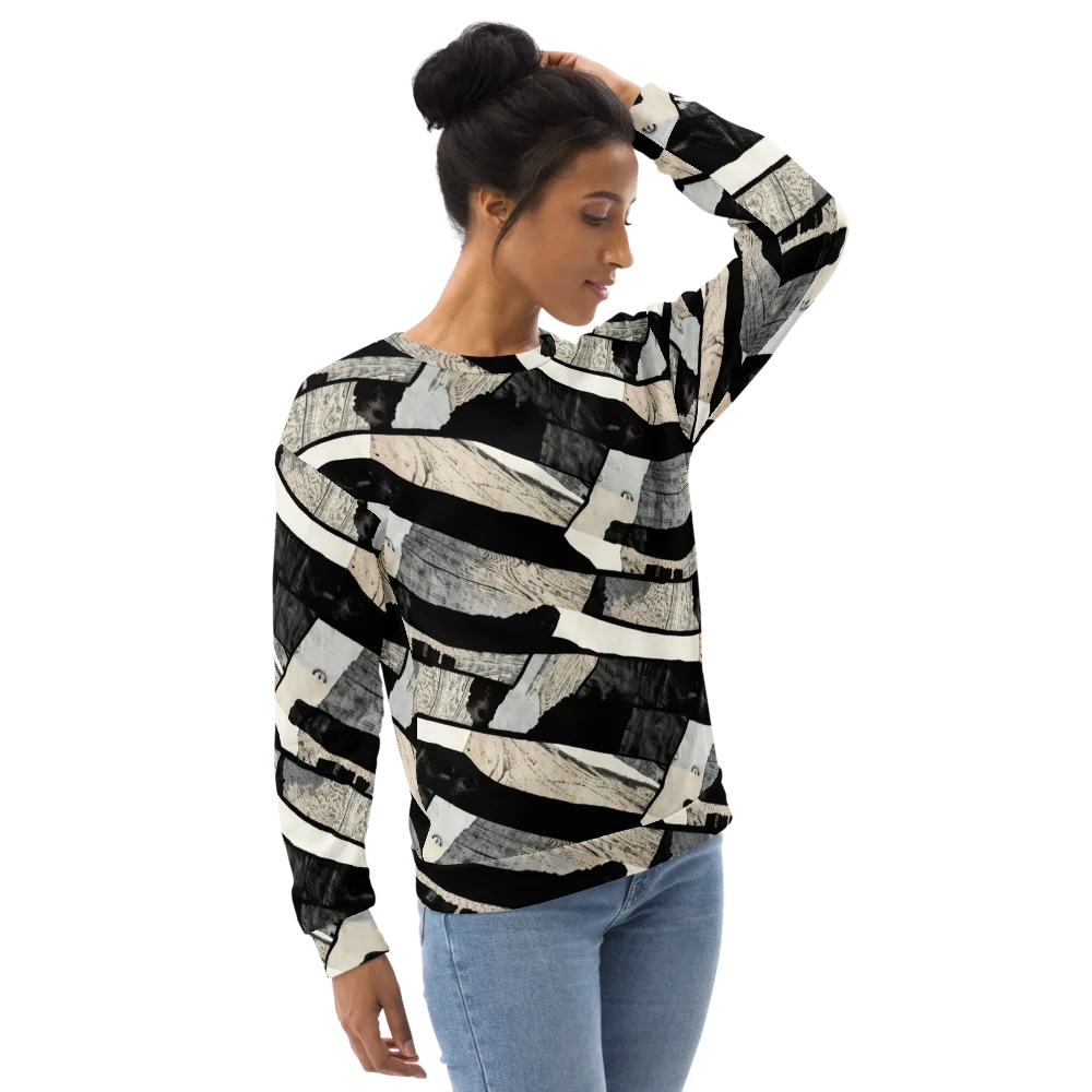 Blackwood Mosaic on Sweatshirt — Right Front