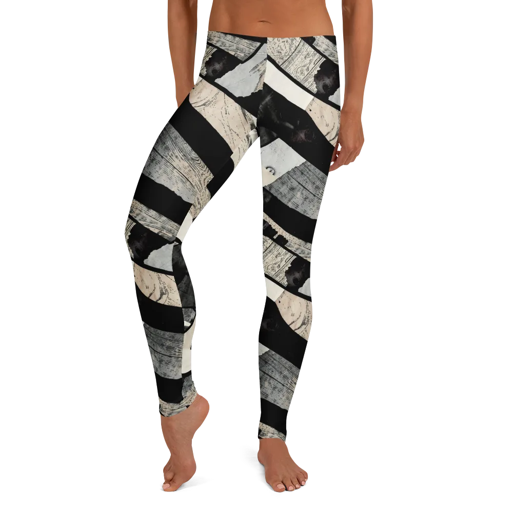 Blackwood Mosaic on Leggings — Front