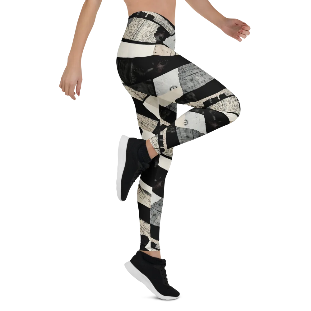 Blackwood Mosaic on Leggings — Right