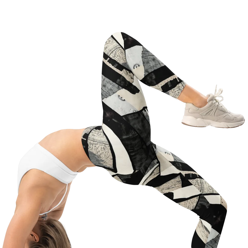 Blackwood Mosaic on Leggings — Right