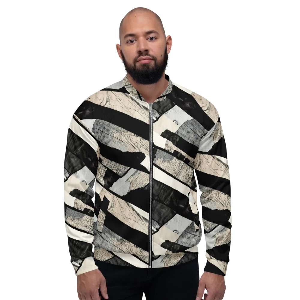 Blackwood Mosaic on Bomber Jacket — Front