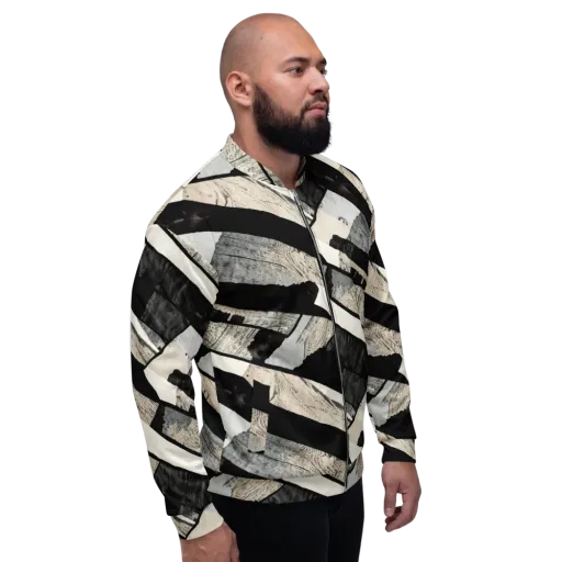 Blackwood Mosaic on a Bomber Jacket