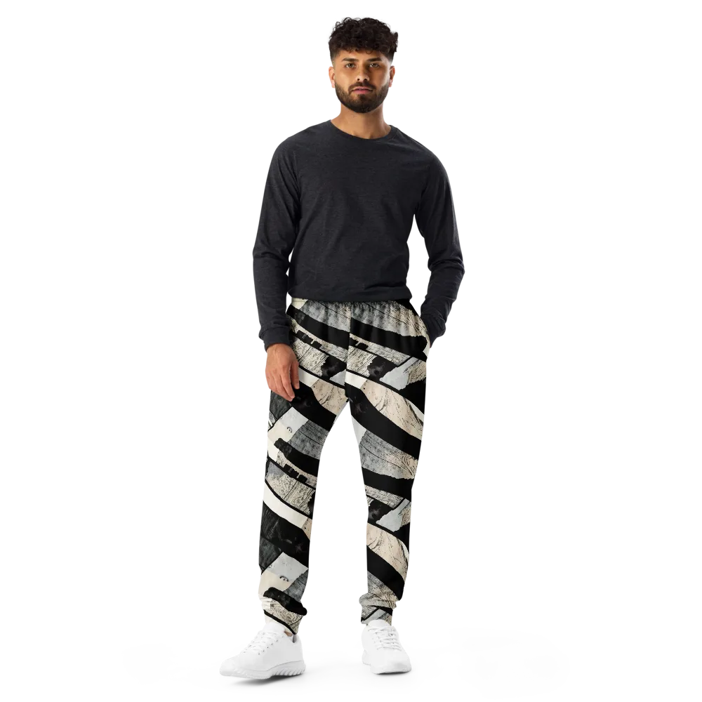 Blackwood Mosaic on Men's Joggers — Front