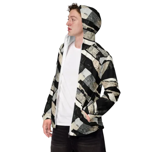 Blackwood Mosaic on a Men's Windbreaker
