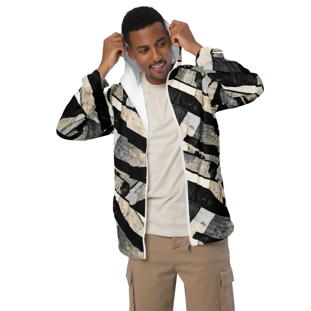 Blackwood Mosaic on Men's Windbreaker — Front