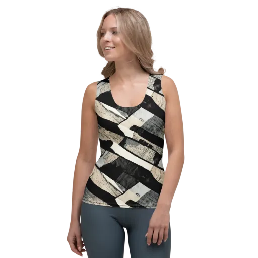 Blackwood Mosaic on a Women's Tank Top