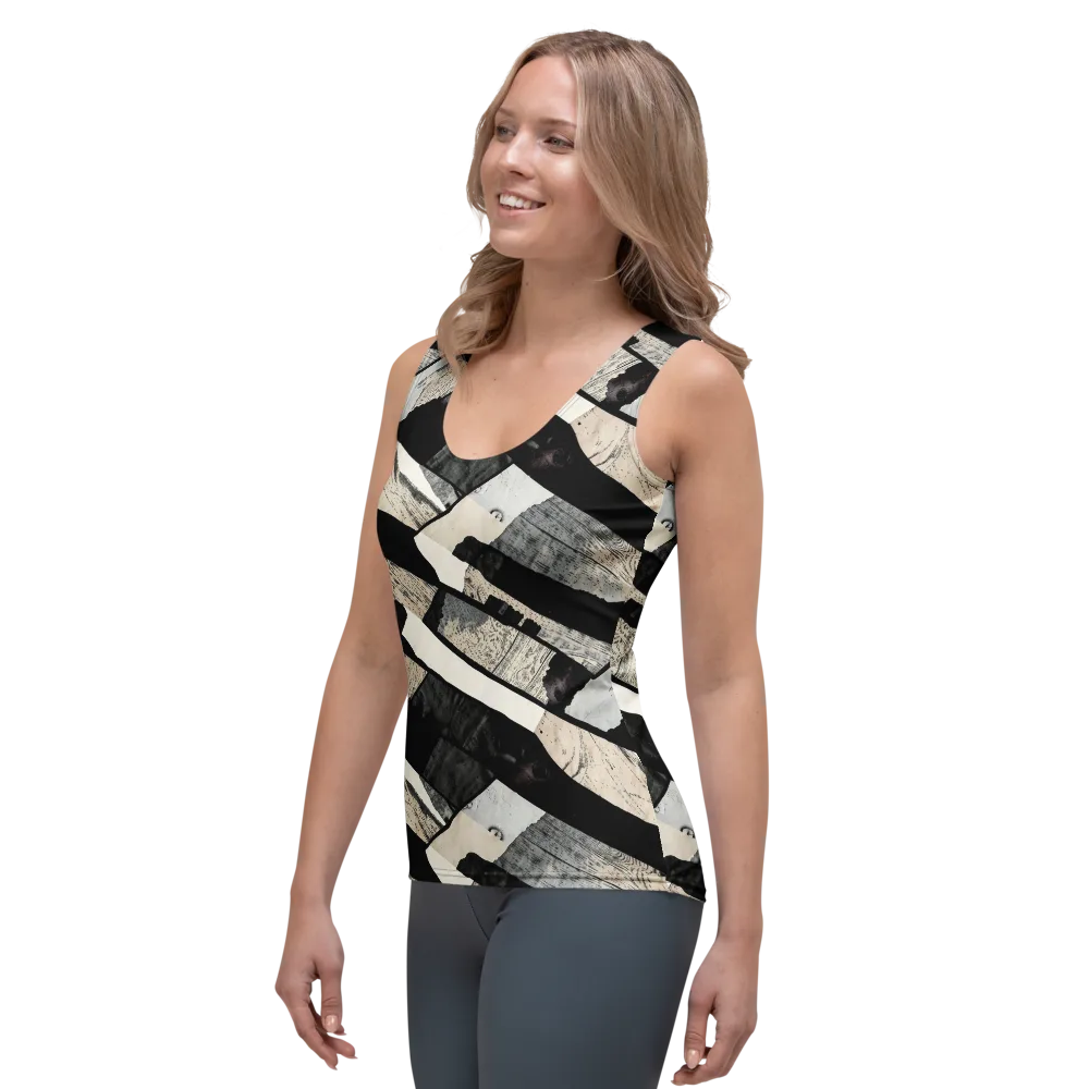 Blackwood Mosaic on Women's Tank Top — Left Front