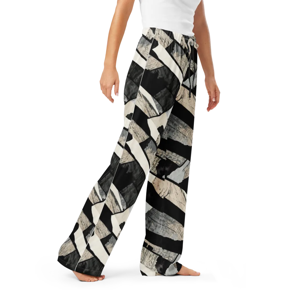 Blackwood Mosaic on Women's Pajama Pants — Right Front