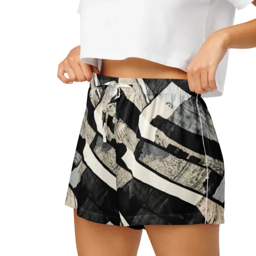 Blackwood Mosaic on a Women's Pajama Shorts