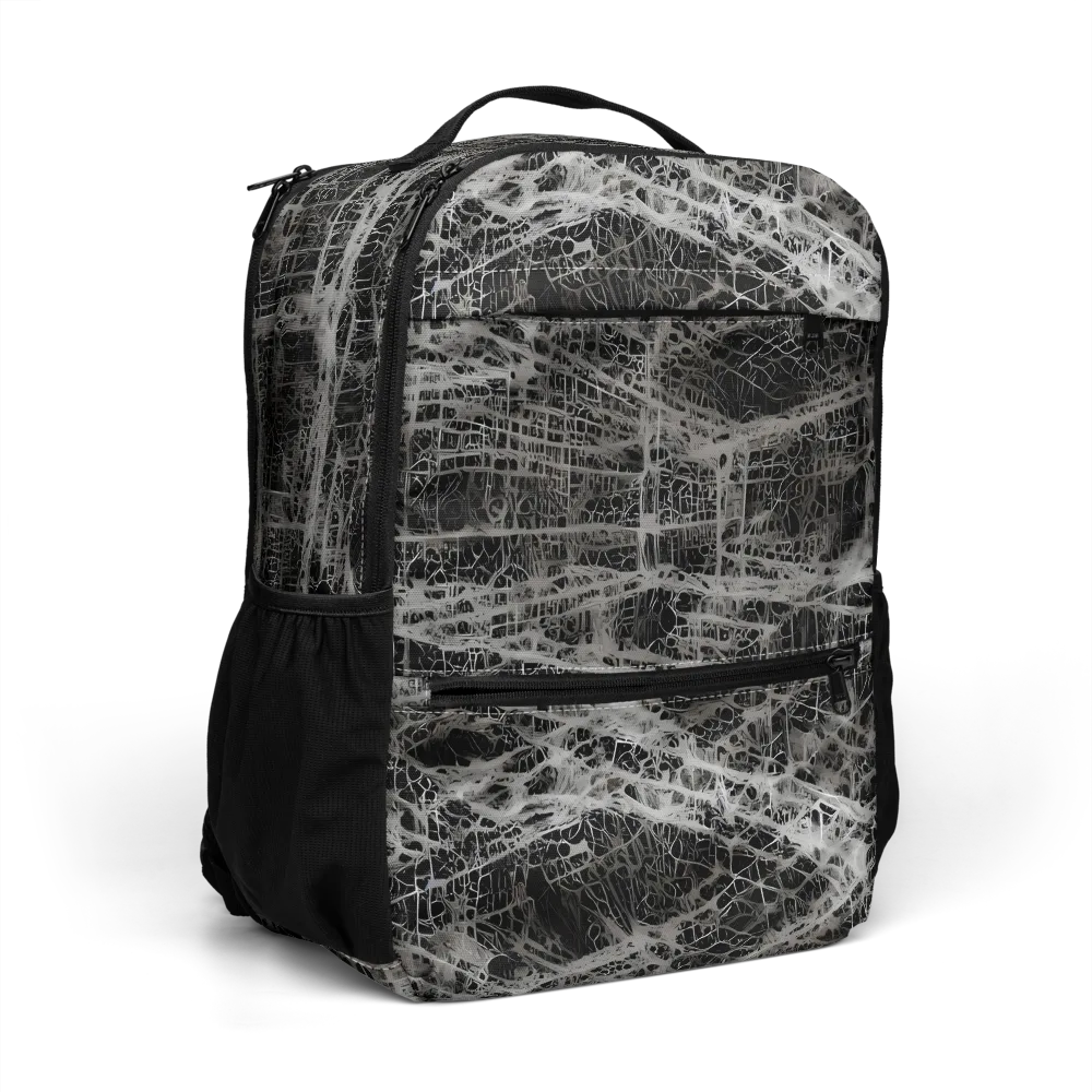 Monochrome Mesh on Utility Backpack — Right Front