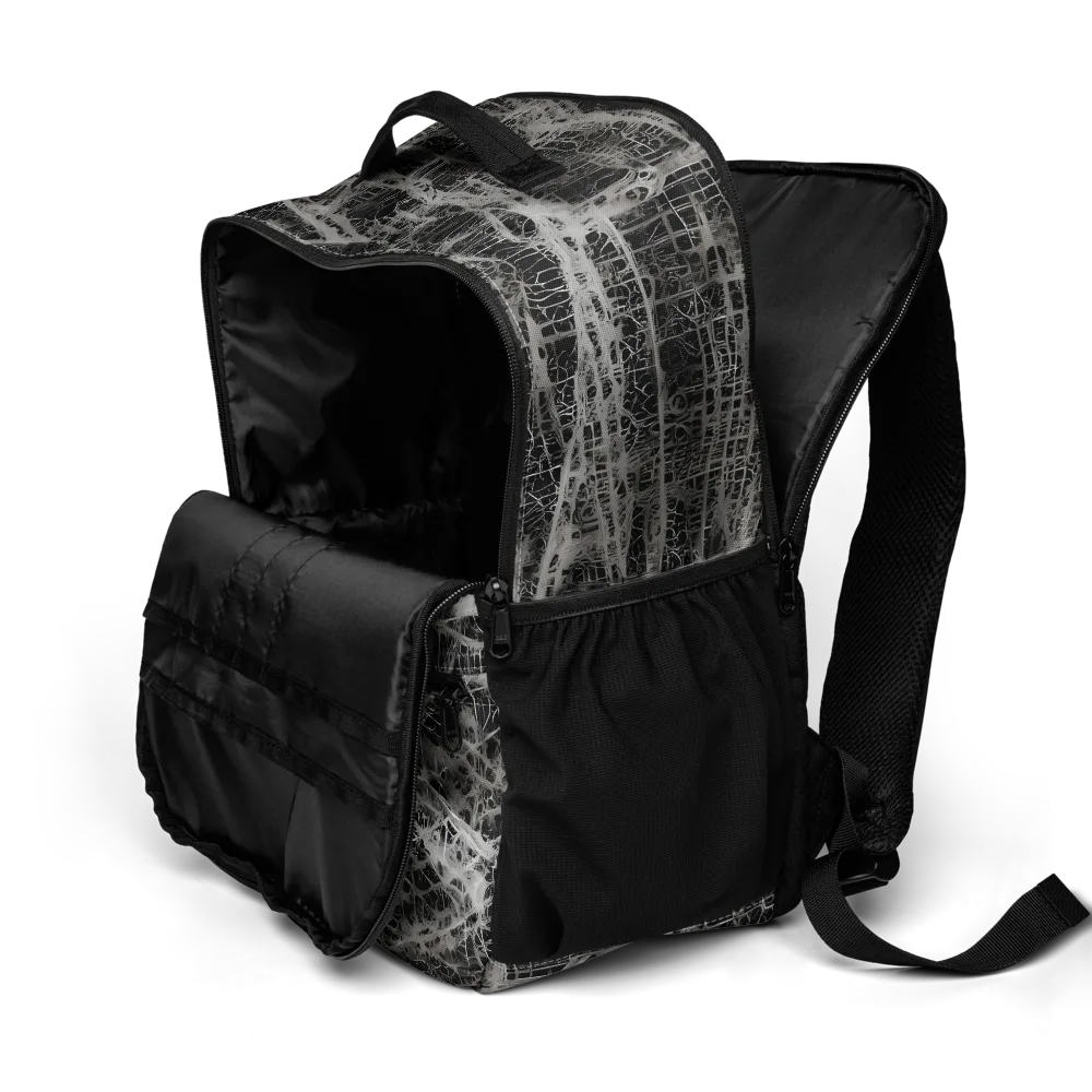 Monochrome Mesh on Utility Backpack — Product details 2