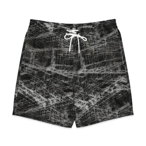 Monochrome Mesh on a Men's Board Shorts
