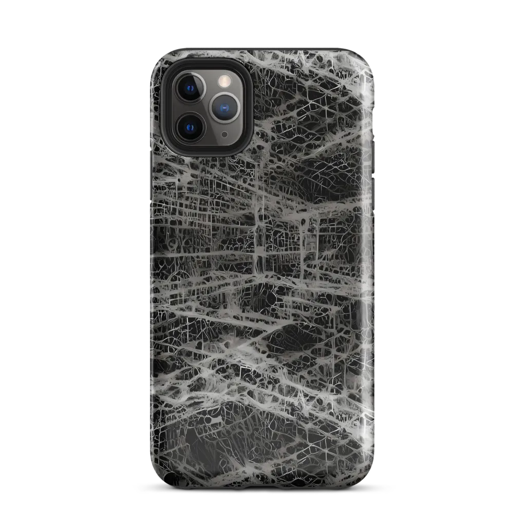 Monochrome Mesh on Tough Case for iPhone® — Front