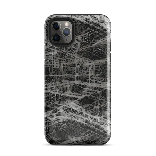 Monochrome Mesh on a Tough Case for iPhone®