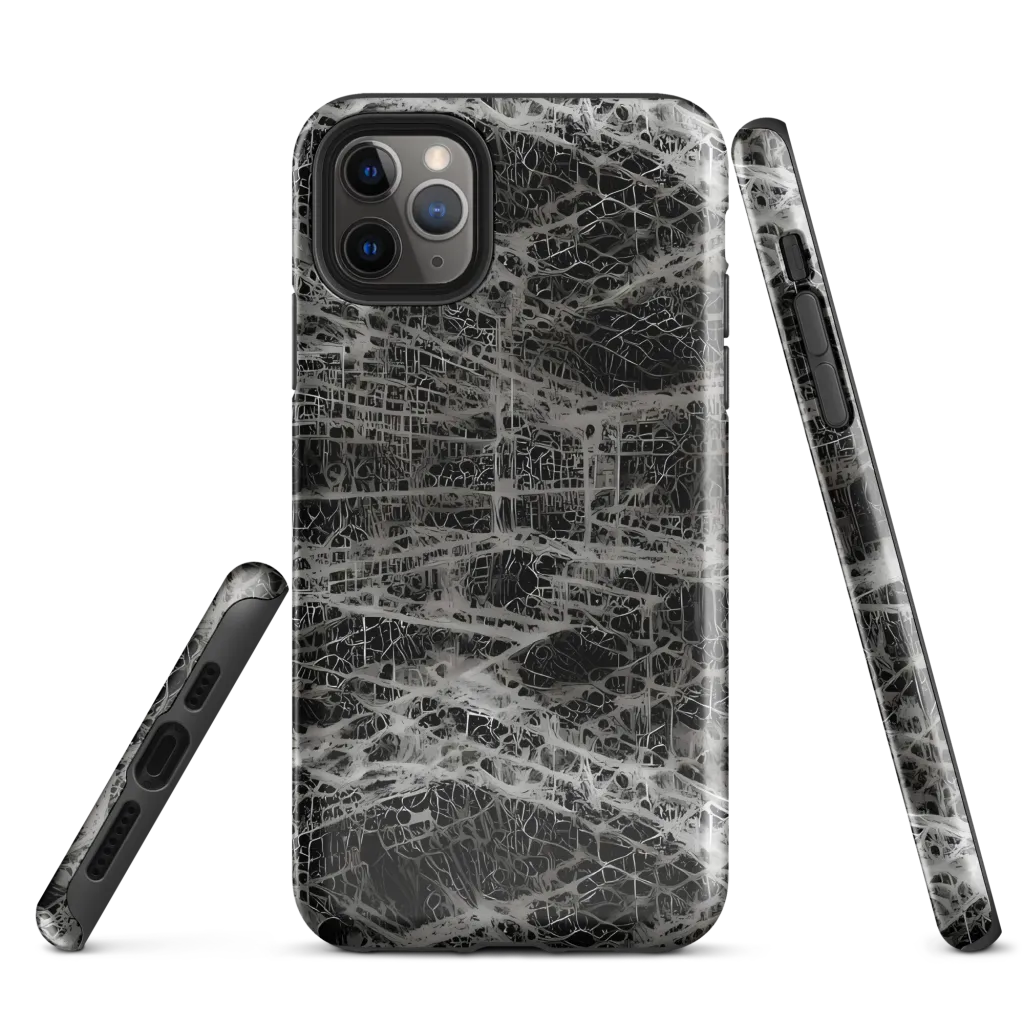 Monochrome Mesh on Tough Case for iPhone® — Front