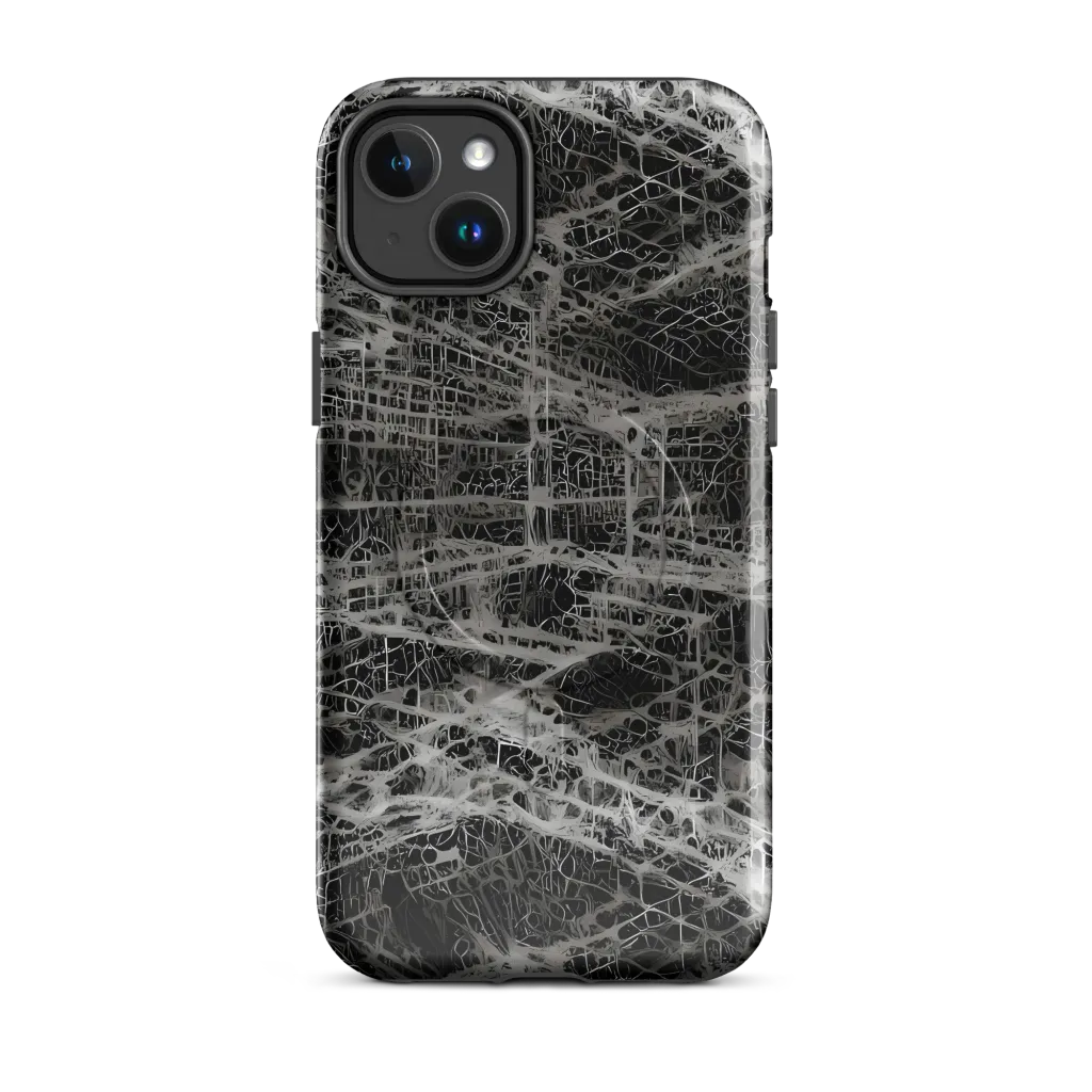 Monochrome Mesh on MagSafe Tough Case for iPhone® — Front
