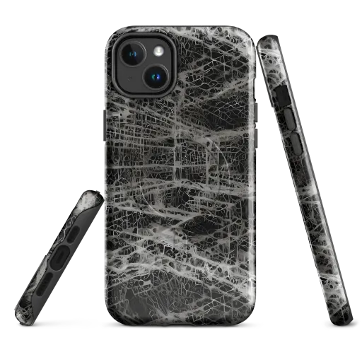 Monochrome Mesh on a MagSafe Tough Case for iPhone®
