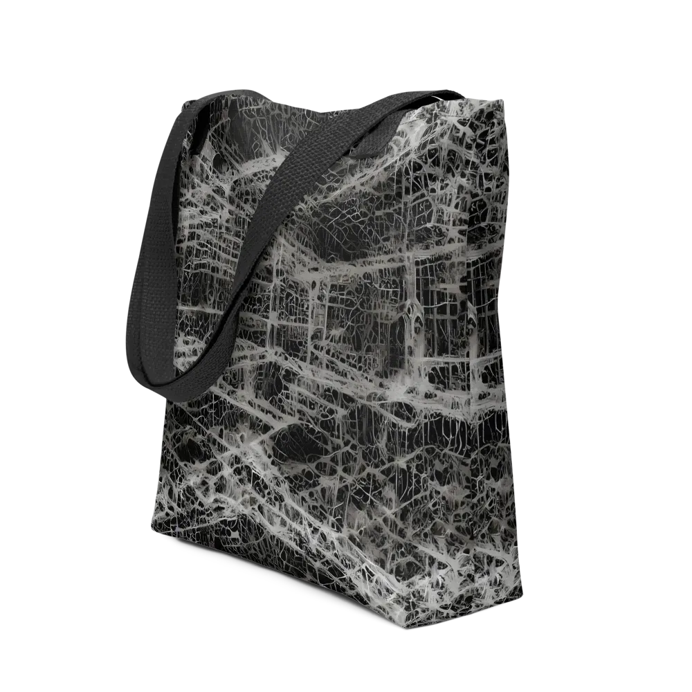 Monochrome Mesh on Tote Bag — Front