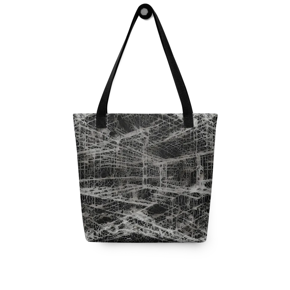 Monochrome Mesh on Tote Bag — Front