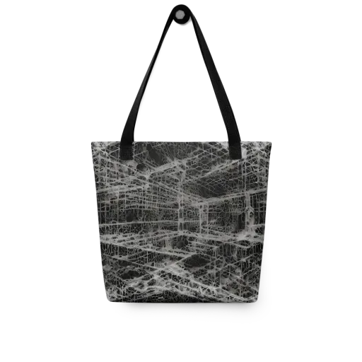 Monochrome Mesh on a Tote Bag
