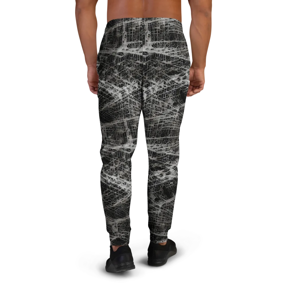 Monochrome Mesh on Men's Joggers — Back