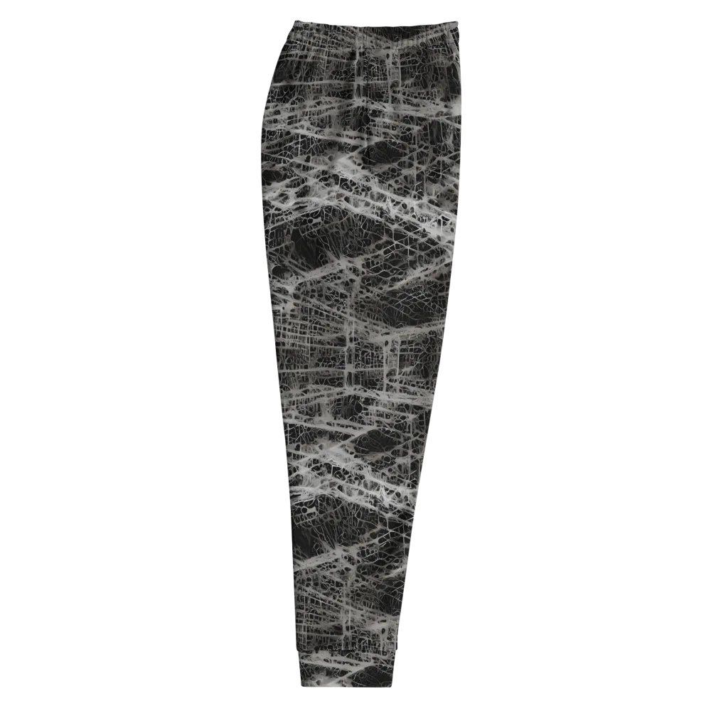 Monochrome Mesh on Men's Joggers — Right