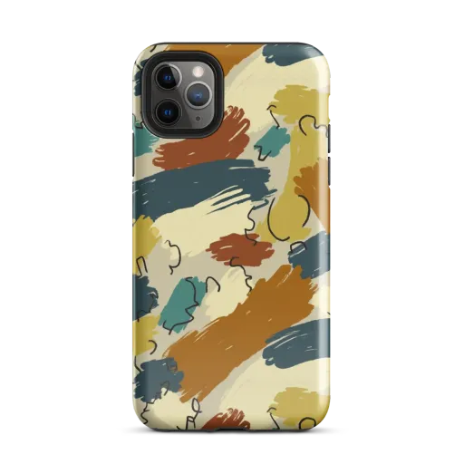 Ochre Gesture on a Tough Case for iPhone®