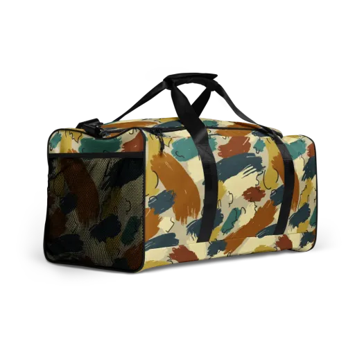 Ochre Gesture on a Duffle Bag