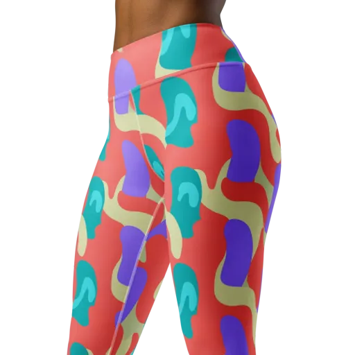Meltwater Dance on a Yoga Leggings