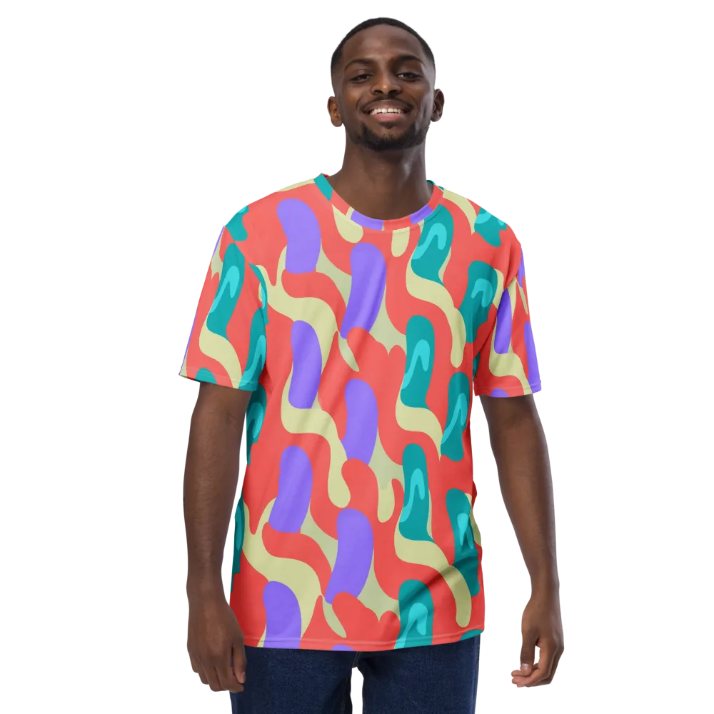 Meltwater Dance on Men's Crew Neck T-Shirt — Front