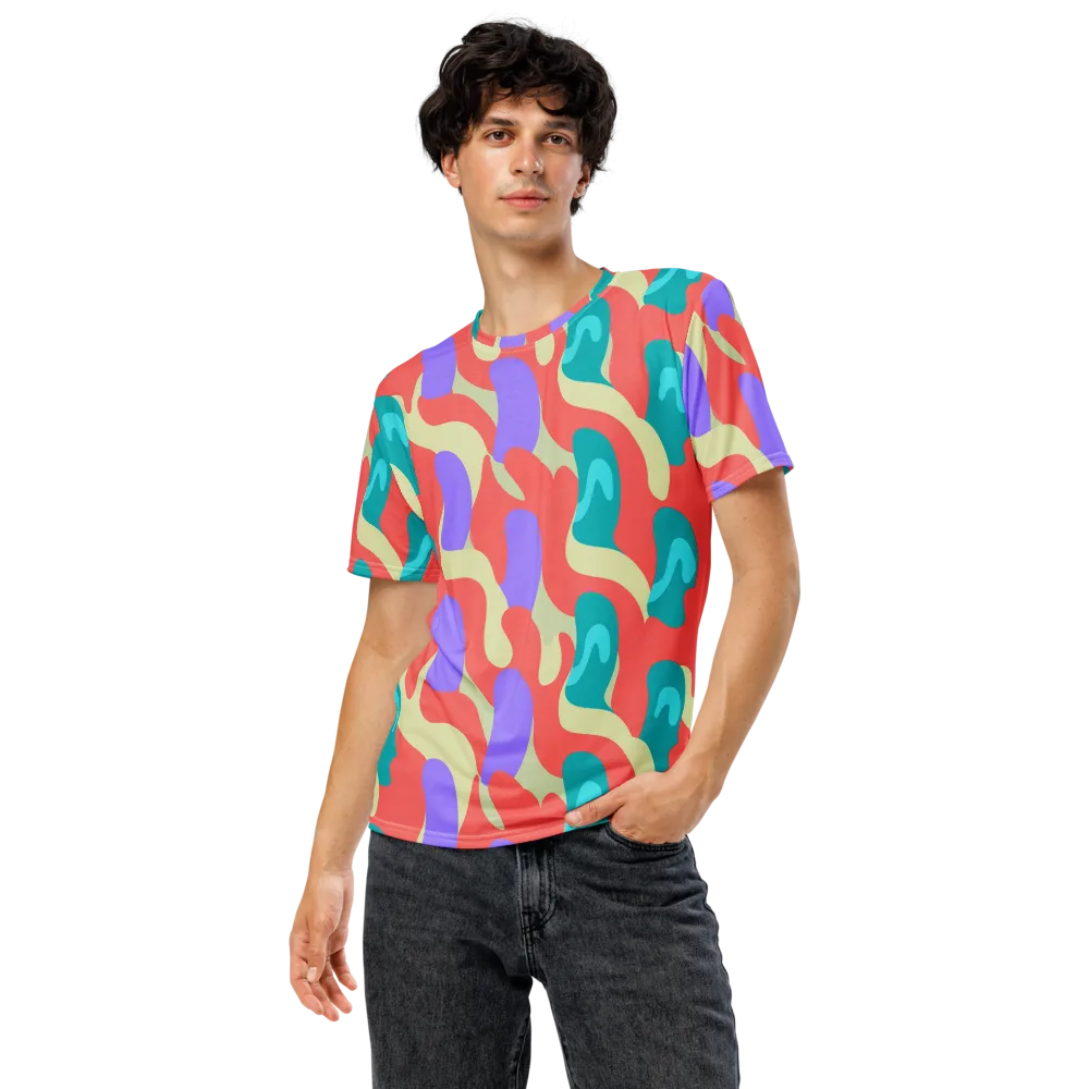 Meltwater Dance on Men's Crew Neck T-Shirt — Front