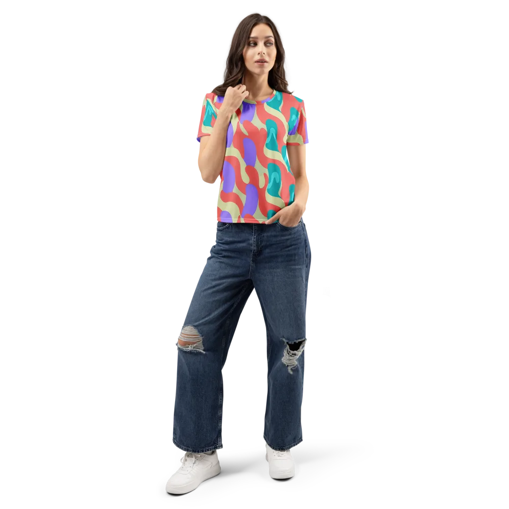 Meltwater Dance on Women's Crew Neck T-Shirt — Front