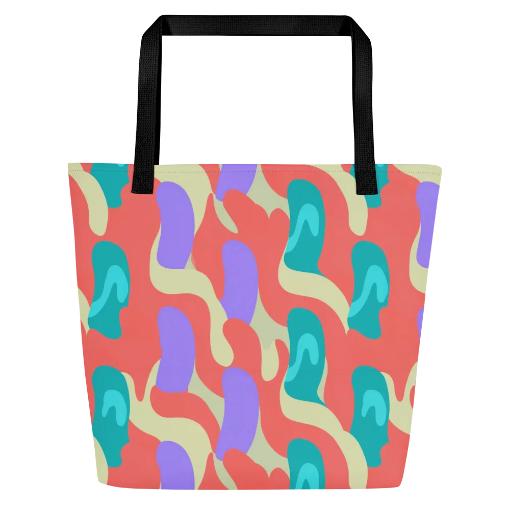 Meltwater Dance on Large Tote Bag W/ Pocket — Front
