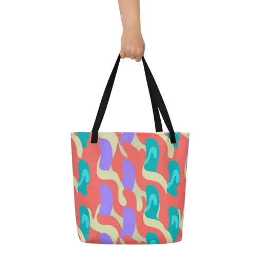 Meltwater Dance on a Large Tote Bag W/ Pocket