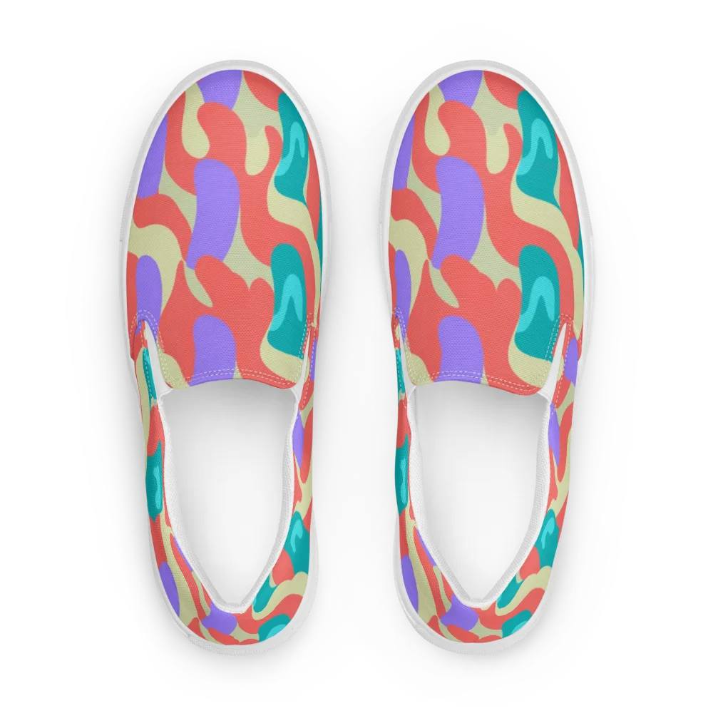 Meltwater Dance on Women's Slip-On Canvas Shoes — Front