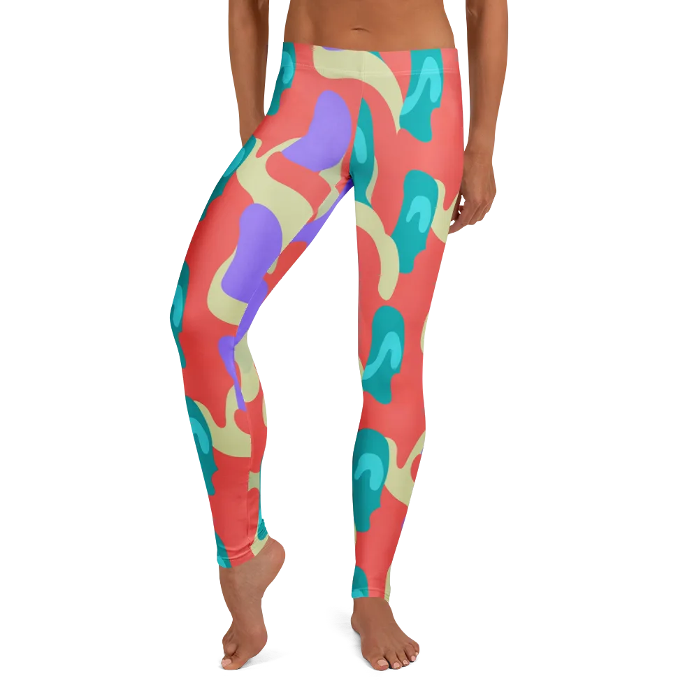 Meltwater Dance on Leggings — Front