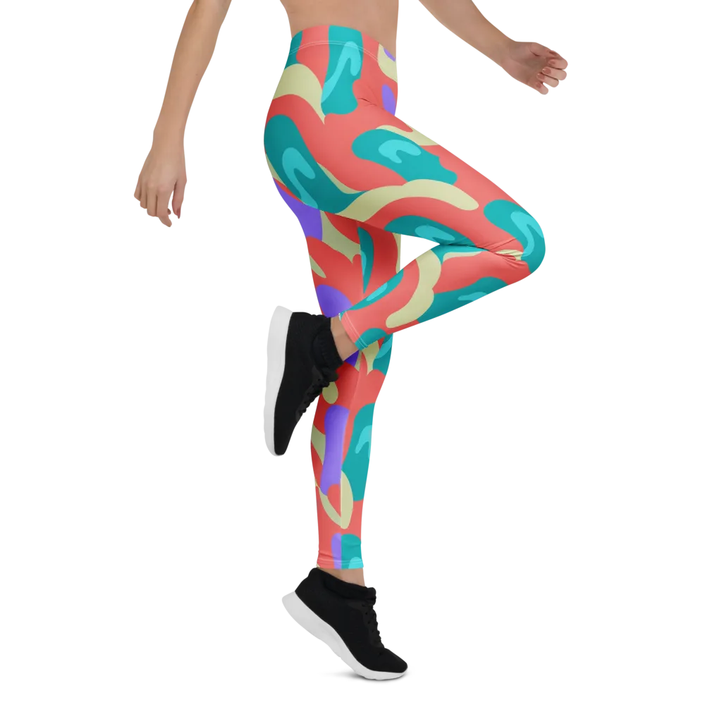 Meltwater Dance on Leggings — Right
