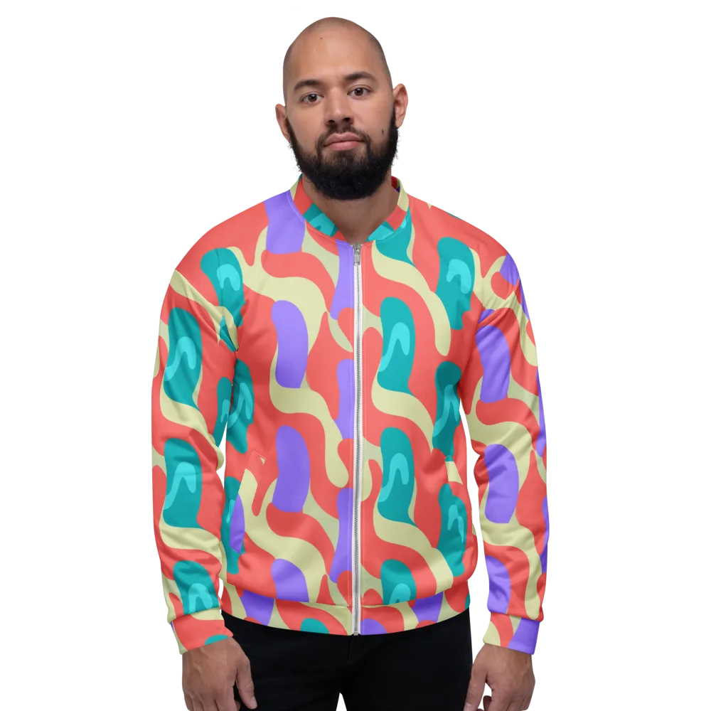 Meltwater Dance on Bomber Jacket — Front