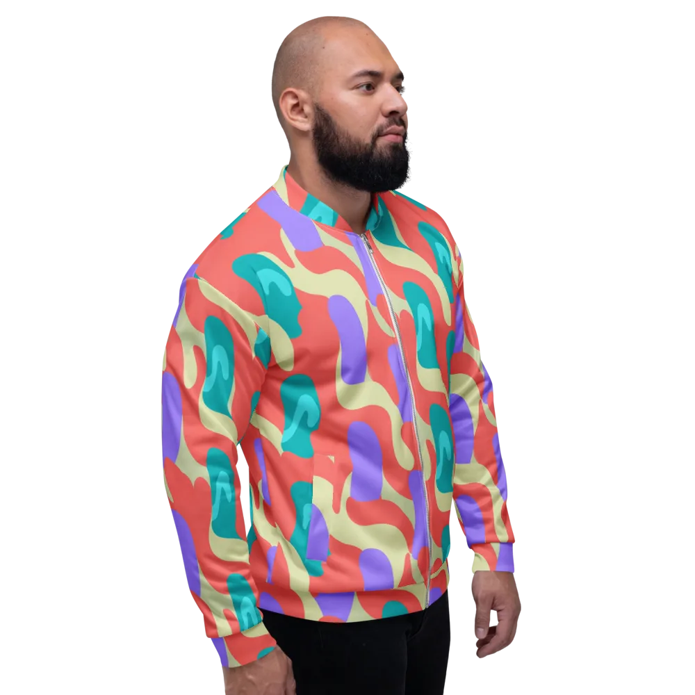 Meltwater Dance on Bomber Jacket — Right