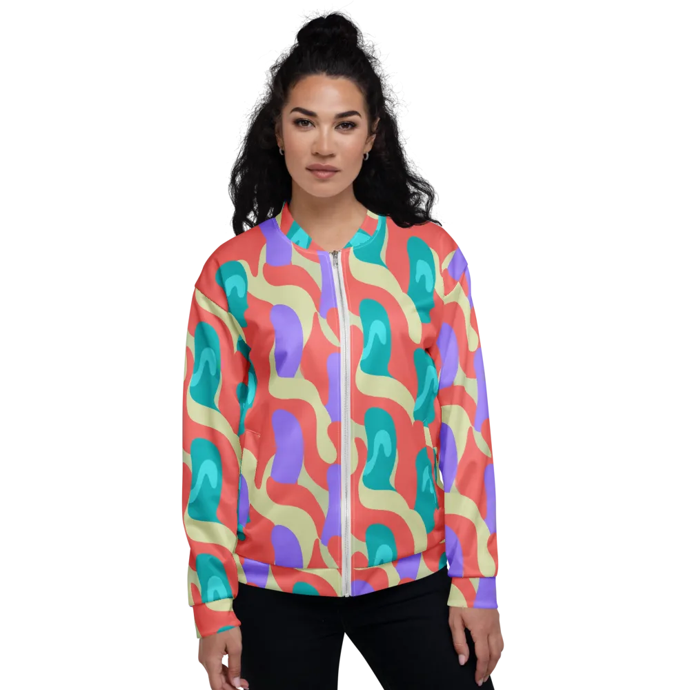 Meltwater Dance on Bomber Jacket — Front