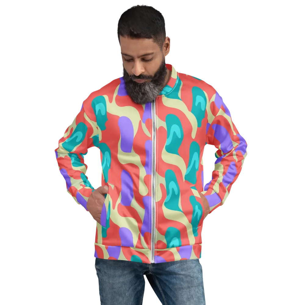 Meltwater Dance on Bomber Jacket — Front